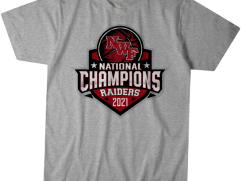 nwf state college lady raiders national championship tshirt front